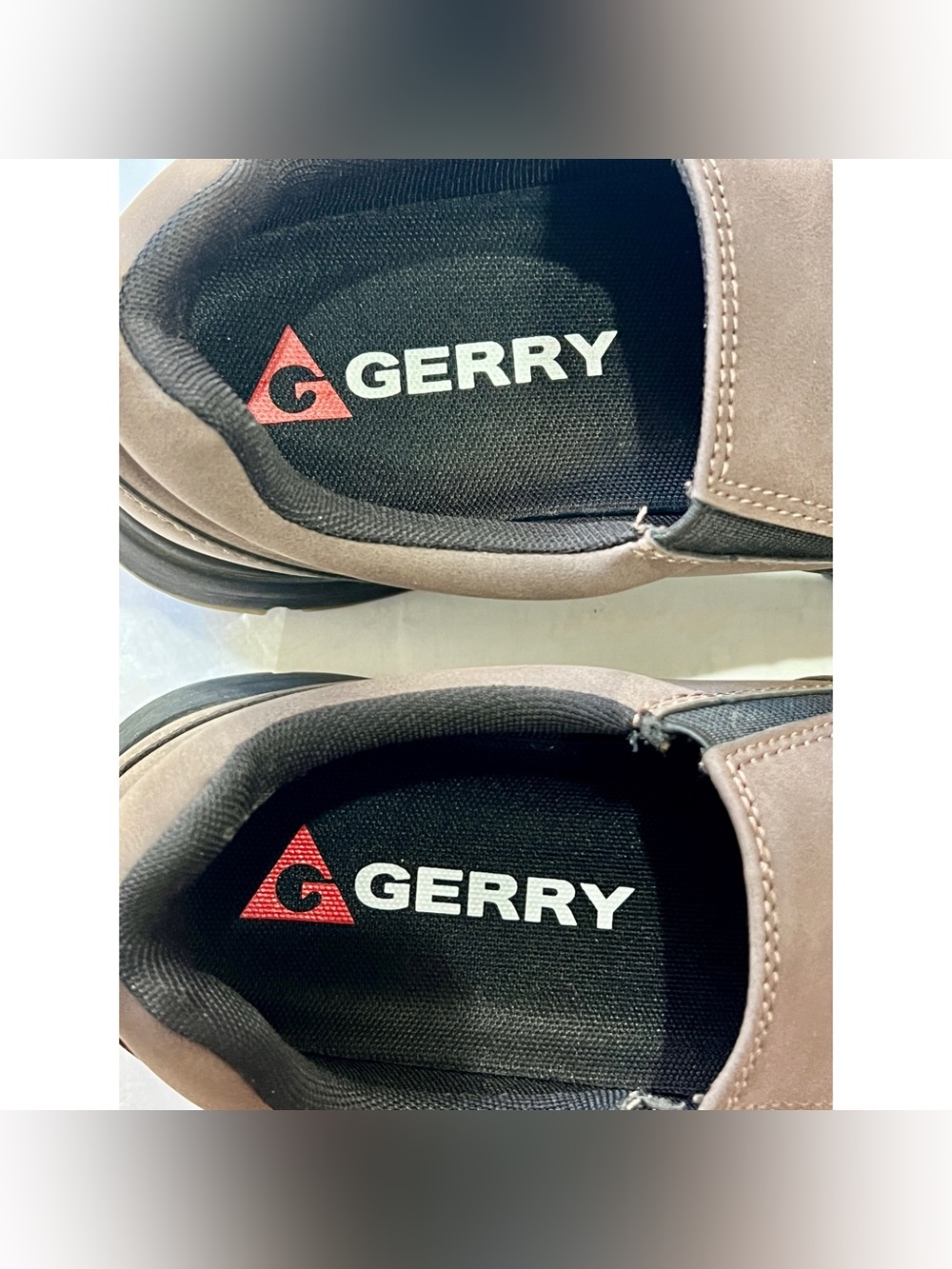 Gerry Slip-On Casual Loafers Moc II in Brown with Black Soles US Men’s 8 - Picture 9 of 14